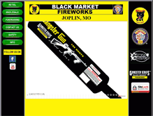 Tablet Screenshot of blackmarketfireworks.net